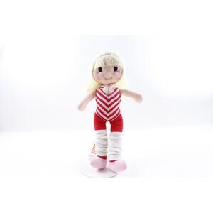 Kamar, Fitness, Exercise, Rag Doll, Blonde, Girl, Red White Maillot, 1983, Soft,